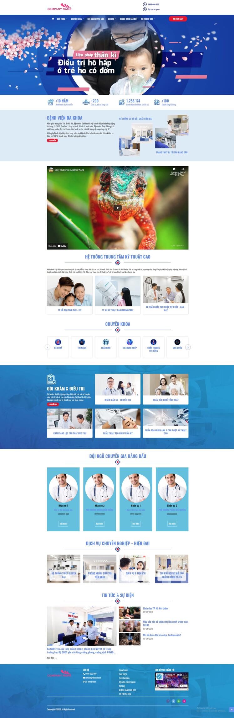 Thiết kế website bệnh viện 39