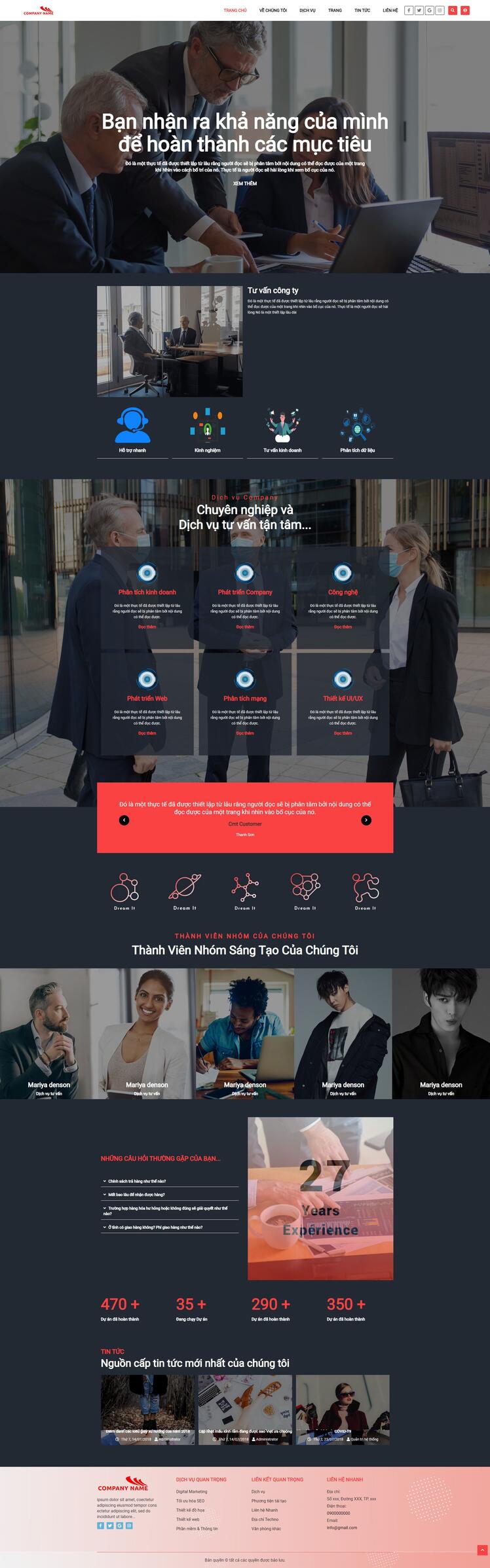 Thiết kế website giới thiệu doanh nghiệp 30